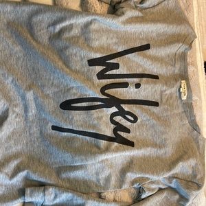 Cute off the shoulder sweatshirt